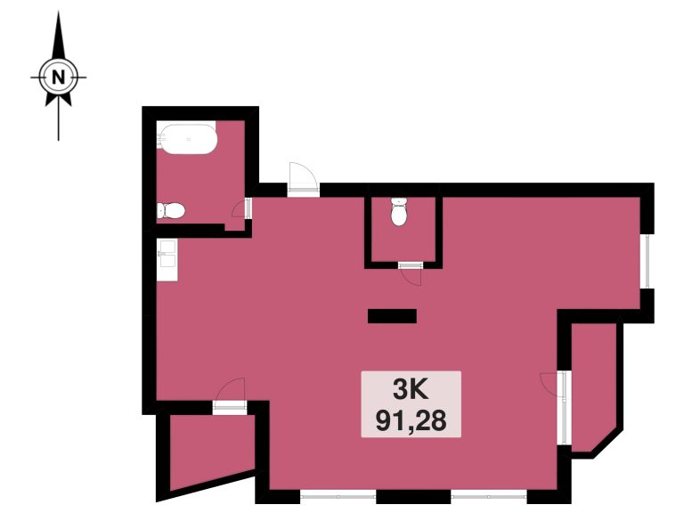 Ренессанс_7-11 этаж_3к-91,28квм (цвет)